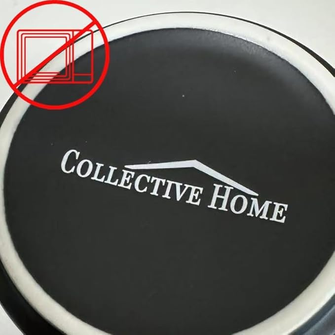 COLLECTIVE HOME - Monogram Ceramic Mugs, 15 oz Golden Initial Black Coffee Cups, Elegant Alphabet Tea Mugs, Elegant Personalized Mug with Gift Box, Unique Mug with Double Side Capital Lette (O)