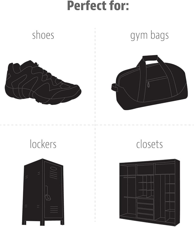 Sneaker Balls Odor-Fighting Shoe Fresheners, Eliminates Unpleasant Smells, Perfect For Sneakers, Gym Bags, Gear Bags, Drawers, Lockers, And More!, Football, 2 Pack