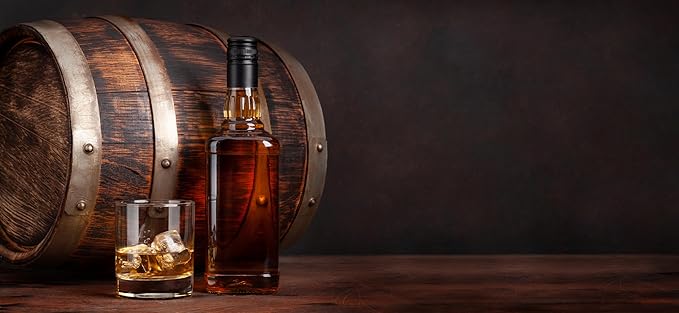 Voted Best High-End Whiskey Decanter 2024 by Food & Wine Magazine |1Hand-Blown Decanter & 4 Tumblers |Made in Europe |100% Lead-Free Crystal |Gift Box