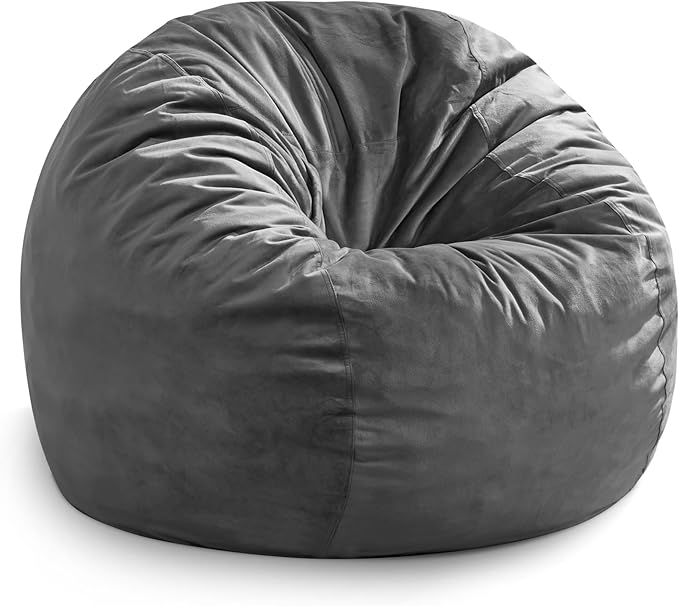 Hobestluk 3FT Bean Bag Chair Giant Bean Bag Chairs for Adults Large Bean Chairs with Removable Cover, Beanbag Chair with Filler, Adult Bean Bag Chairs for Living Room, Bedroom