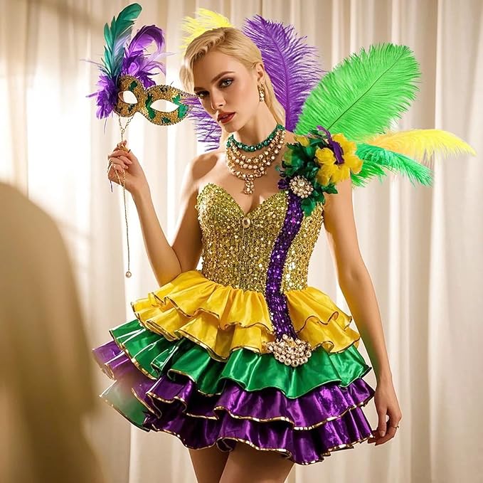 THARAHT Mix Colour Ostrich Feathers 24pcs Natural Bulk 10-12Inch 25cm-30cm for Wedding Party Centerpieces Easter Gatsbi and Home Decoration Feathers