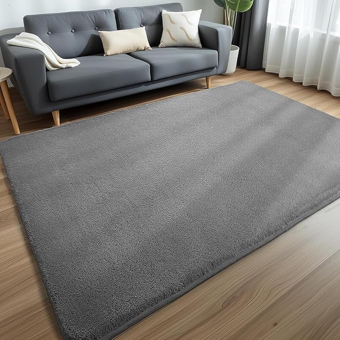 Sour Lemon 10x14 Area Rugs for Living Room, Soft Large Area Rug Fluffy Rugs for Bedroom,Machine Washable Area Rug Non Slip Carpet Rug for Living Room Playroom Kids Room Home Decor