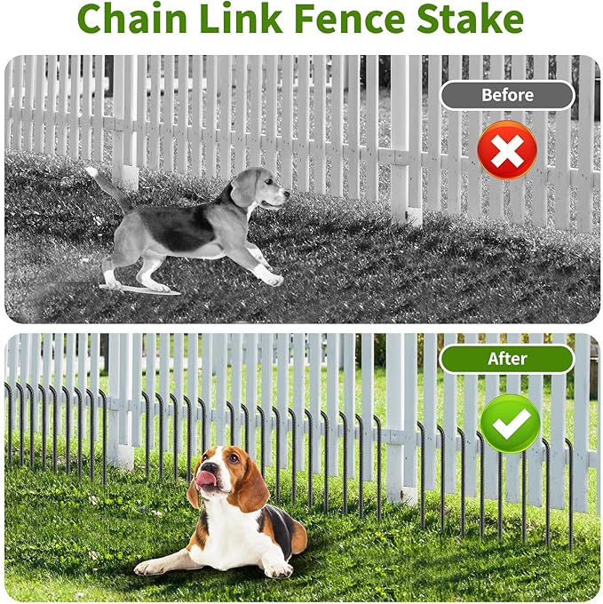 24 inches J Hook Rebar Stakes (16-Pack), Extra Long Garden Stakes with Chisel Point End Steel Rebar Ground Stakes for Tent Chain Link Fence and Outdoor Decorations Black Coated