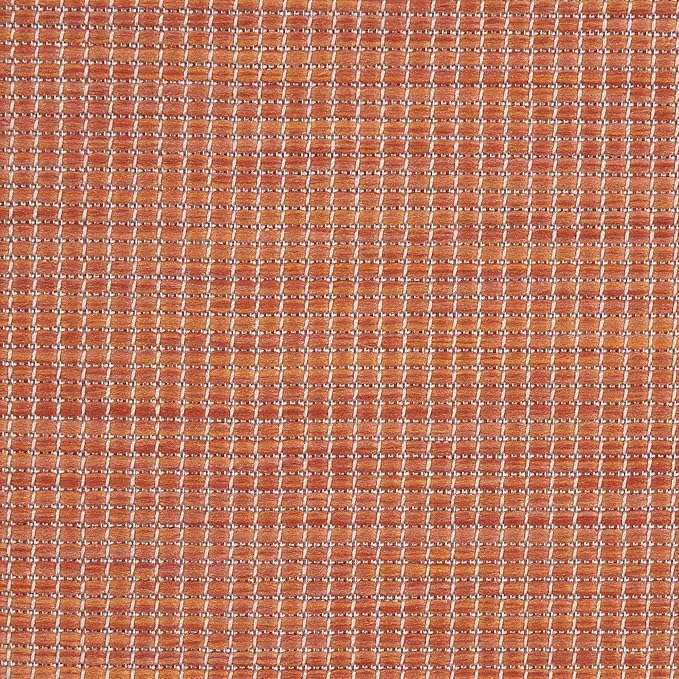 Nourison Home Positano 7' x 10' Terracotta Fabric Modern Area Rug (7' x 10')