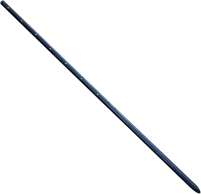 Sandbaggy Round Steel Concrete Form Stakes with Nail Holes - Rust Resistant Coating - Removable, Reusable (200, 3/4 in X 36 in)