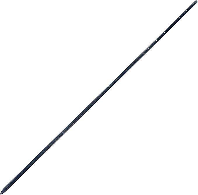 Sandbaggy Round Steel Concrete Form Stakes with Nail Holes - Rust Resistant Coating - Removable, Reusable (20, 3/4 in X 60 in)