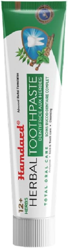 Hamdard Miswak Herbal & Paan Total Oral Care Toothpaste – 200g Each | Herbal Ayurvedic Toothpaste with Paan Flavor | Fluoride-Free | Gum Care, Fresh Breath & Natural Oral Hygiene