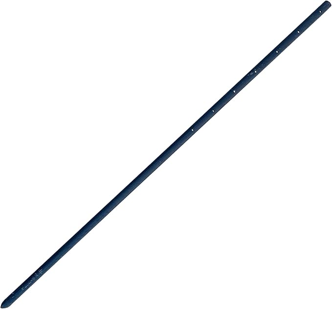 Sandbaggy Round Steel Concrete Form Stakes with Nail Holes - Rust Resistant Coating - Removable, Reusable (10, 3/4 in X 48 in)