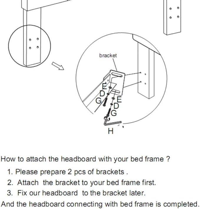 24KF Upholstered Tufted Button Linen Fabric Headboard,Comfortable Fashional Headboard King/CA King Size,Ivory