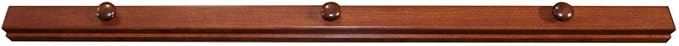 RRD Quilt Hanger for Wall Display Amish Made Wooden Rack Wall Mount - Rustic Tapestry Hangers for Rugs, Tapestries & Quilts Cherry Wood, Cherry Stain, 60" Long