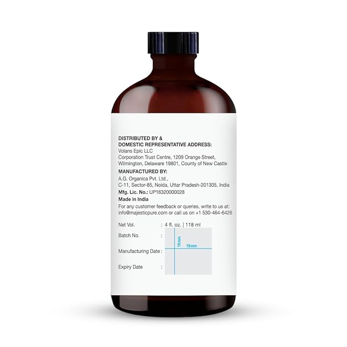 Majestic Pure Basil Essential Oil with Glass Dropper - Huge 4 Fl Oz - 100% Pure and Natural Basil Oil - Premium Grade Essential Oils for Diffuser, Aromatherapy, Soap and Candle Making