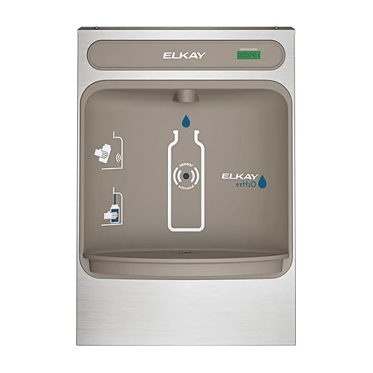 Elkay EZWSSM ELKAY COMMERCIAL Filling Station Surface Mount Stainless Steel