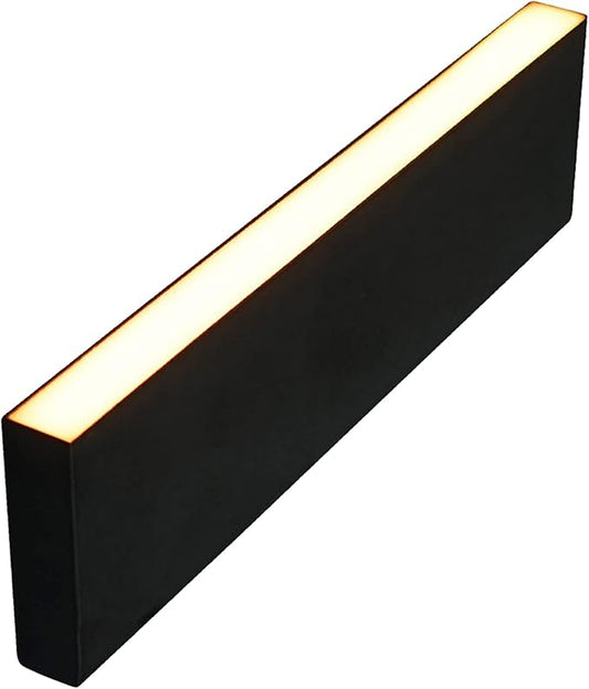LUMENGY Paver Light Slim 0.5x8 Inch (0.55 x 7.87 inches) 2700K Warm White Glare-Free Steel Brick Lighting for Pavers, Walls, Driveway & Pathway Borders, Waterproof, Drive-Over Rated - 12V AC/DC