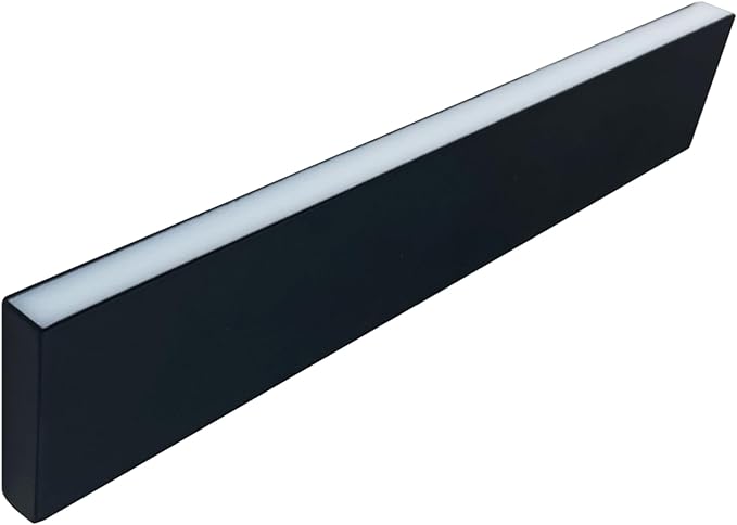 LUMENGY Paver Light Slim 0.5x14 Inch Glare-Free Steel Brick Lighting for Pavers, Walls, Driveway & Pathway Borders 5000K Warm White, Waterproof, Drive-Over Rated - 12V AC/DC