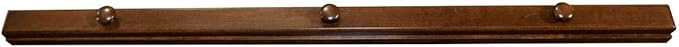 RRD Amish Made Quilt Rack Wall Mount - Rustic Tapestry Hangers for Rugs, Tapestries & Quilts - Maple Wood, Coffee Stain, 72' Long