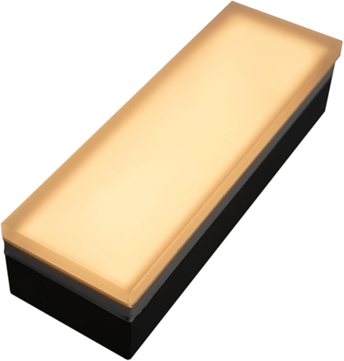 LUMENGY Paver Light 3×9 Inch (2.95 inch X 8.85 inch), Warm White Glare-Free Illumination for Driveways, Pathways, Pool Deck & Patios,12V AC/DC, Waterproof & Drive-Over Rated