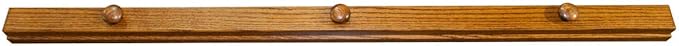 RRD Quilt Hanger for Wall for Display (48") Amish Made Wooden Quilt Rack Wall Mount - Rustic Tapestry Quilt Wall Hangers (Oak Wood, Michaels Stain, 48" Long)
