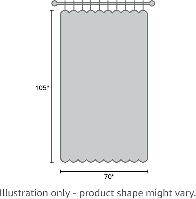 RAIN CITY Extra Wide Room Divider Curtains 105 Inch Long 2 Panels,Custom Made Noise Reduction Curtains for Large Window Track System Curtain Panels Back Tab Pleat Tape with Hooks, Beige 70x105