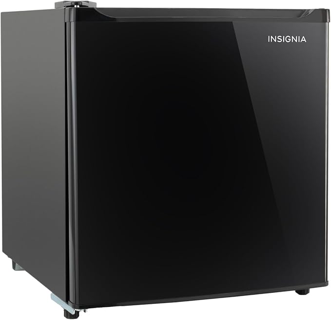 RecPro 1.7 Cu Ft 12V RV Refrigerator | Compact Fridge with Reversible Door, 2L Bottle Door Storage, 7 Temp Settings | Eco-Friendly R600A, Leveling Feet, Wire Shelf | 19.5”H x 17.5”W x 19.8”D