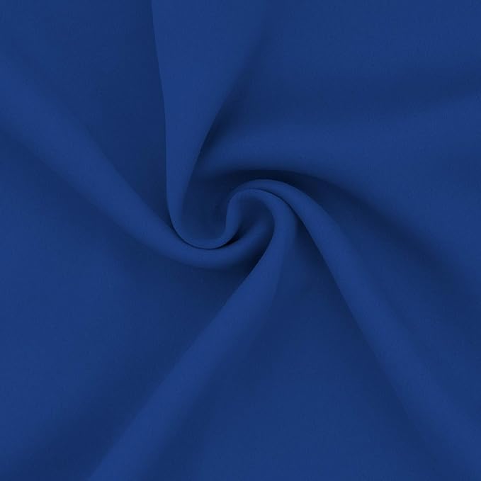 Easy-Going Blackout Curtains for Bedroom, Solid Thermal Insulated Grommet and Noise Reduction Window Drapes, Room Darkening Curtains for Living Room, 2 Panels (52x108 in,Classic Blue)