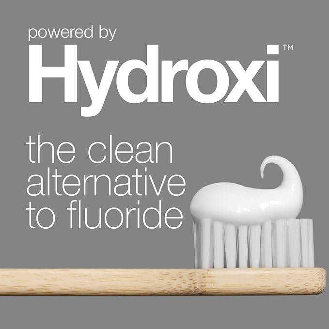 Davids Hydroxi Fluoride Free Nano Hydroxyapatite Toothpaste for Remineralizing Enamel & Sensitive Relief, Whitening, Antiplaque, SLS Free, Natural Peppermint, Made in USA, 1.75oz (Travel Size)