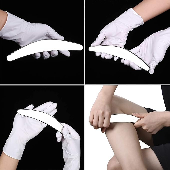 Professional Stainless Steel Muscle Scraper Tools Set,IASTM Massage Scraping Tools for Muscle Treatment(6pcs)