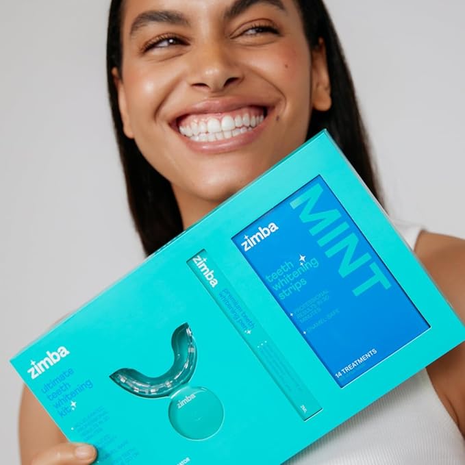 New Zimba Ultimate Whitening Kit | Cordless LED Accelerator Light, Whitening Strips, and Whitenig Pen