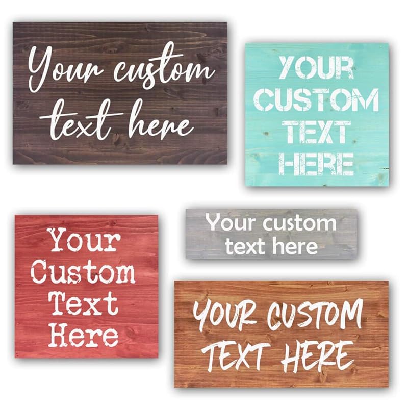 Custom Wood Signs Personalized | Farmhouse Decor | Personalized Signs | Personalized Rustic Wood Signs | Father's Day Gift | Custom Sign | Ready to Hang! (16x20 Inches)