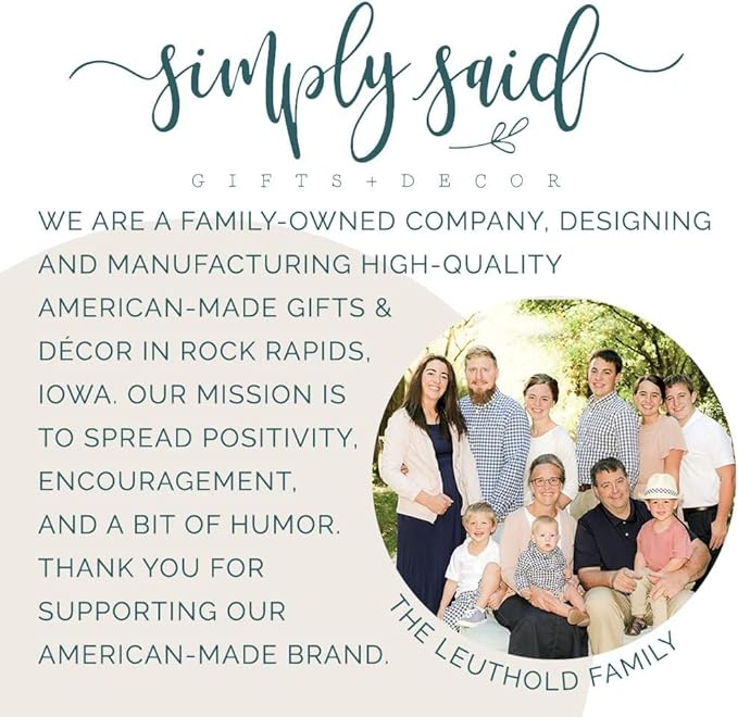 Simply Said, INC A Good Friend Knows All Your Stories, A Best Friend Helps You Write Them, 8 inch Wood Perfect Pallet Petites Plaque Sign, Made in USA