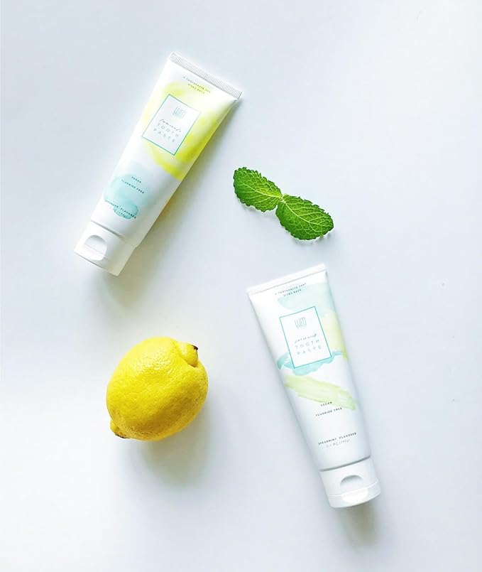 Spearmint Toothpaste 3.5oz-Dentist Developed, EWG Verified, Cruelty-Free & Vegan, PETA and Vegan Society Registered, give Back