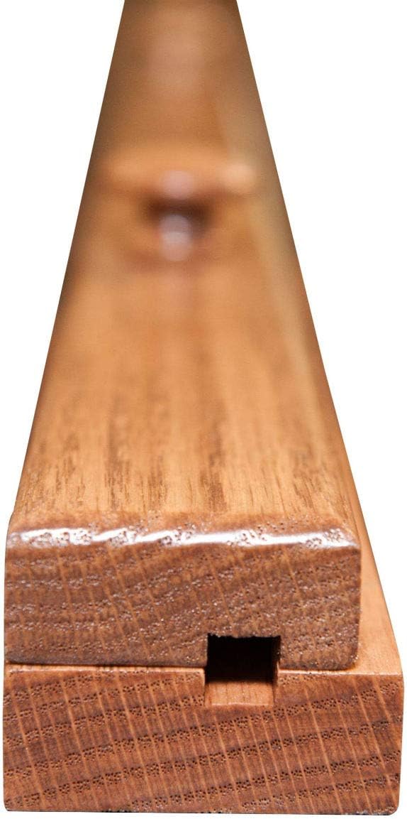 RRD Quilt Hanger for Wall for Display (36") Amish Made Wooden Quilt Rack Wall Mount - Rustic Tapestry Quilt Wall Hangers (Oak Wood, Fruitwood Stain)