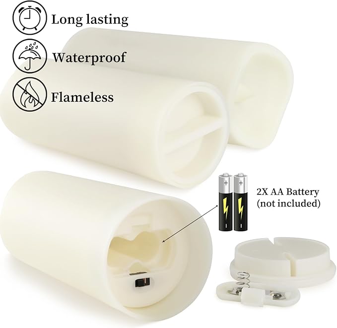 96-Pack LED Flameless Candles with Remote Control - Perfect for Home, Parties, and Special Occasions - Create a Magical Ambiance Effortlessly(Three Sizes)
