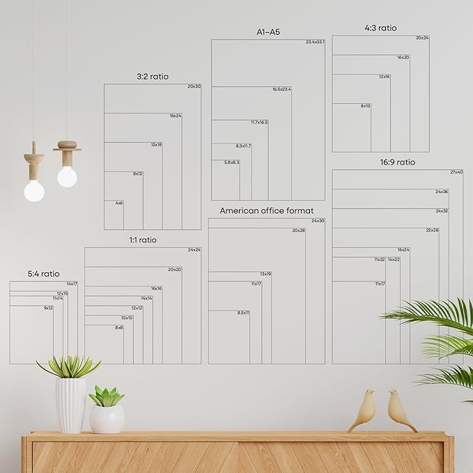 Homeforia 5x7 Picture Frame Silver, High End Metal 5 x 7 Silver Frames with Mat 4 x 6 Print, 5by7 Desk Frame Matted to 4x6 inch Photo, 5 by 7 Wall or Tabletop Frame, Tempered Glass, Wall Kit, Set of 1
