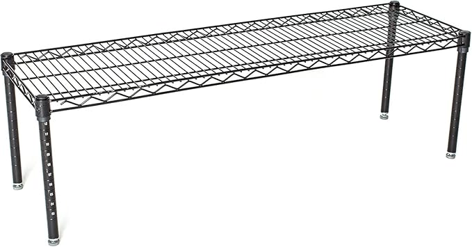 Omega Products Corporation 21" Deep x 24" Wide x 20" High Black Mobile Dunnage Rack