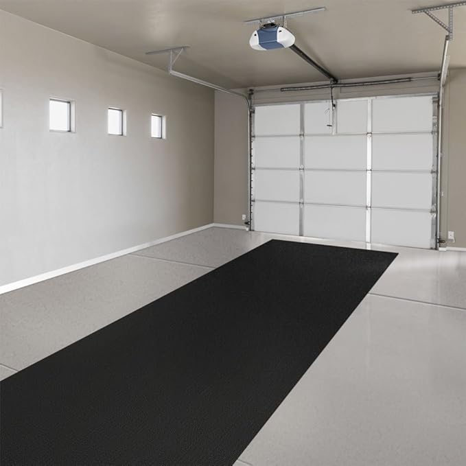 House, Home and More Indoor Outdoor Carpet with Rubber Marine Backing - Black - 6 Feet x 35 Feet - Durable, UV-Resistant - Adds Color and Comfort to Your Deck, Patio or Other Outdoor Rug Space.