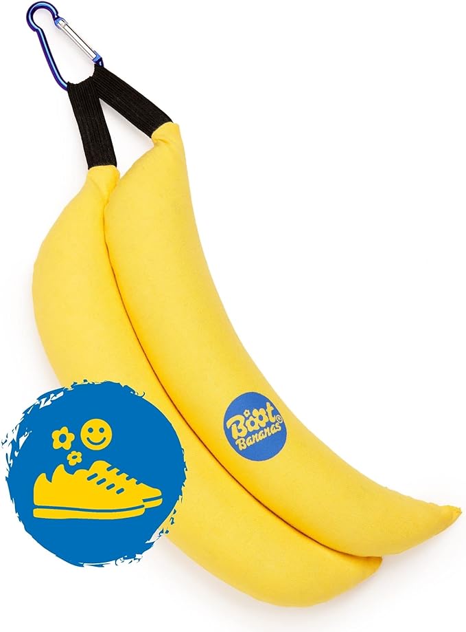 Boot Bananas Original Shoe Deodorizer | Long-Lasting, Reusable Sports Shoe Deodorizer Odor Neutralizer & Air Purifier | Eco-Conscious | Lasts 6 to 12 Months | 1 Pair