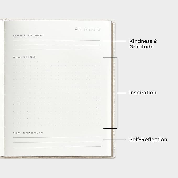 And Per Se Wellness Journal, Undated Daily Wellness Planner to Practice Positive Thinking, Mindfulness & Reflection, 91 Days Self-Care Journal For Women & Men (Blush)
