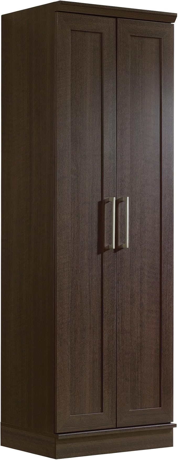 Sauder HomePlus Kitchen Pantry Storage Cabinet with Adjustable Shelves, Laundry Bathroom, L: 23.31" x W: 17.01" x H: 71.18", Dakota Oak