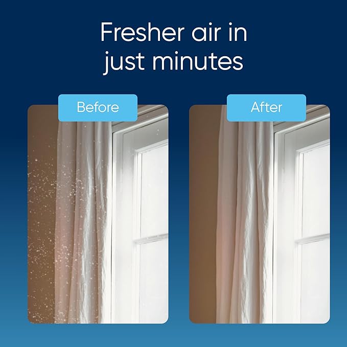 BLUEAIR Air Purifier for Small Room, Bedroom, Home, Cleans 926 sqft in one hour, HEPASilent Air Cleaner for Pets, Allergens, Virus, Dust, Mold, Smoke - Blue Pure 511i Max