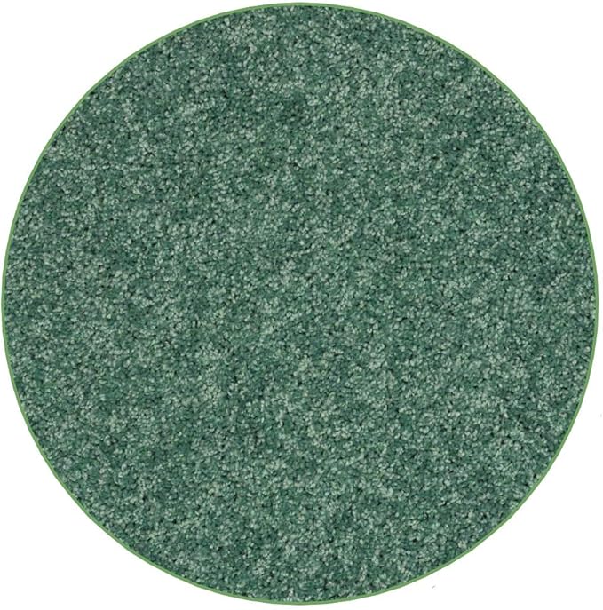 KOECKRITZ Soft and Colorful Kids Classroom Area Rugs (Passes Flammability Pill Test) Many Sizes and Bright Colors to Select from (7' Round, Froggy)