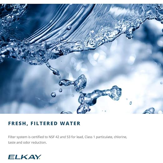 Elkay LZSG8S Wall Mount Single Filtered Drinking Fountain - Stainless Steel