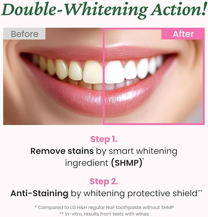 EUTHYMOL Whitening Toothpaste (3.7fl oz*5, Pack of 5) - Stain Removal in 2 Weeks, Long-Lasting Freshness for Sensitive Gum & Teeth. Bad Breath, Cavity Prevention. Recyclable Aluminum Tube