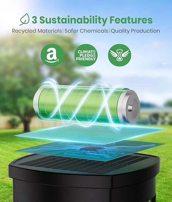 Solar Pathway Lights Outdoor,6 Pack Solar Lights Outdoor, IP65 Waterproof Auto On/Off Solar Garden Lights Solar Powered Landscape Lighting for Yard Walkway Driveway Pathway