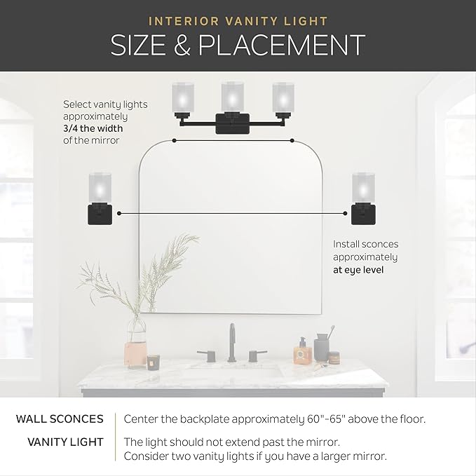 Kichler Crosby 9.25" Wall Sconce in Brushed Nickel, 1-Light Contemporary Hallway or Bathroom Light with Satin Etched Cased Opal Glass, (9.25" H x 4.5" W), 45495NI