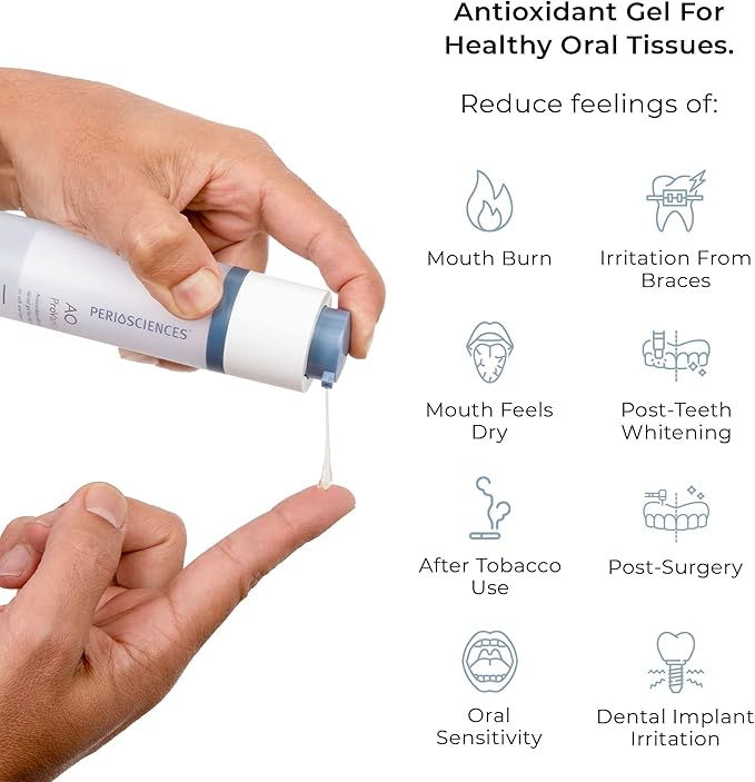 PerioSciences Oral Care Kit for Sensitive Teeth - Toothpaste, Mouthwash, Gel