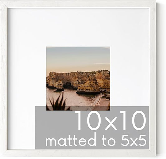 HAUS AND HUES White Square Frame Set of 1-10x10