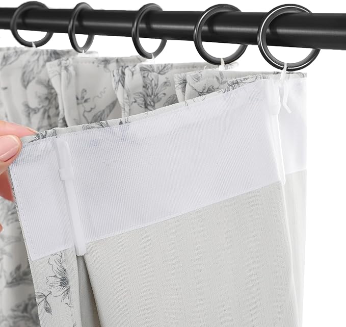 Pinch Pleated Vintage Floral Curtains - Room Darkening Drapes for Bedroom Living Room.2 Panels,60 Inches Wide 84 Inches Long