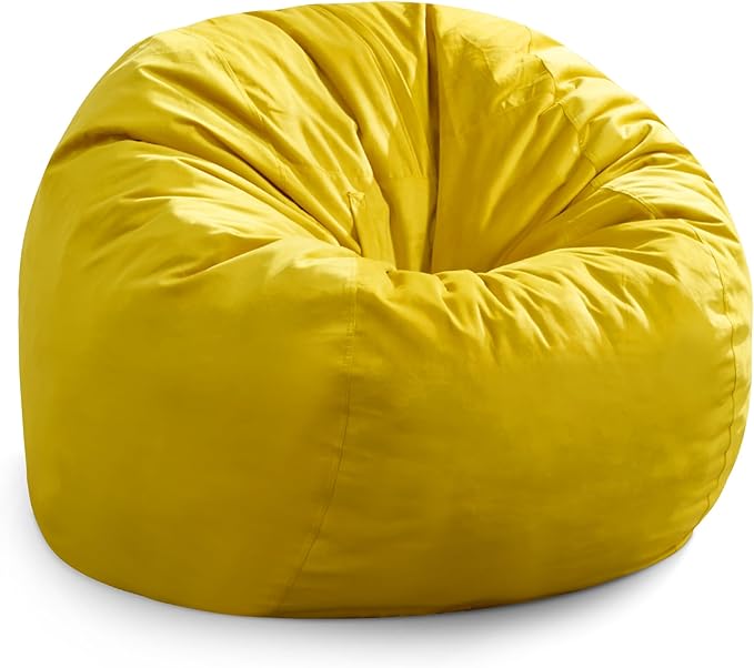 Hobestluk 3FT Bean Bag Chair Giant Bean Bag Chairs for Adults Large Bean Chairs with Removable Cover, Beanbag Chair with Filler, Adult Bean Bag Chairs for Living Room, Bedroom