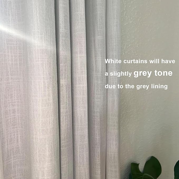 Vision Home White Pinch Pleated Full Blackout Curtains 60 inch Wide Thermal Insulated Window Panels 108 inch for Bedroom Living Room Darkening Pinch Pleat Drapes with Hooks Back Tab 9 FT 60"Wx108"Lx1
