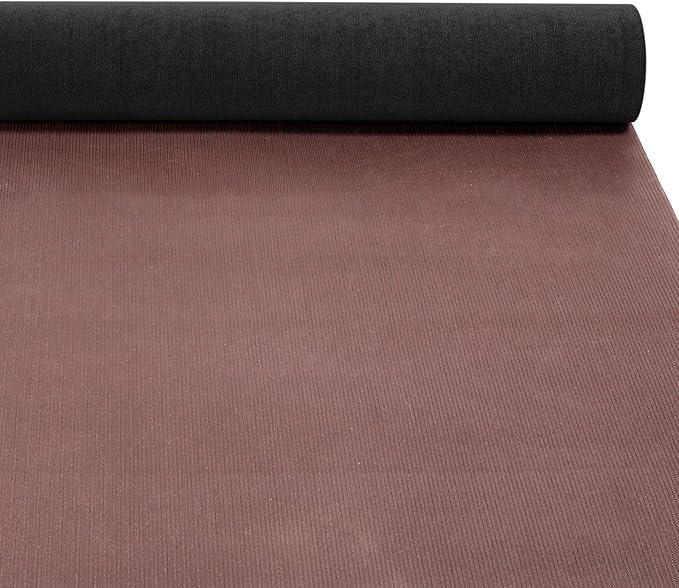 Marine Carpet,6 FT x 23 FT Black Indoor Outdoor Carpet 0.2" Thick Boat Carpet with Water-Proof TPE Backing, Non-Slide Outdoor Marine Carpet Roll for Home, Patio, Porch, Deck